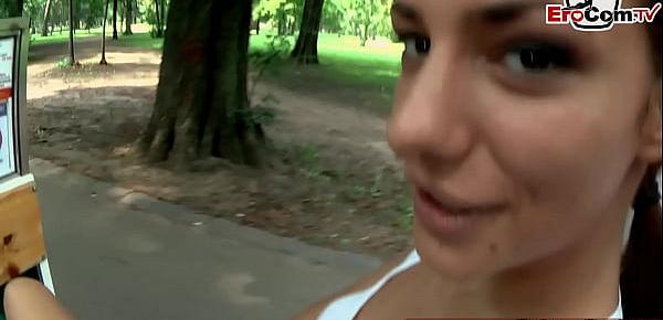  Teen Sexdate in forest and pov fuck